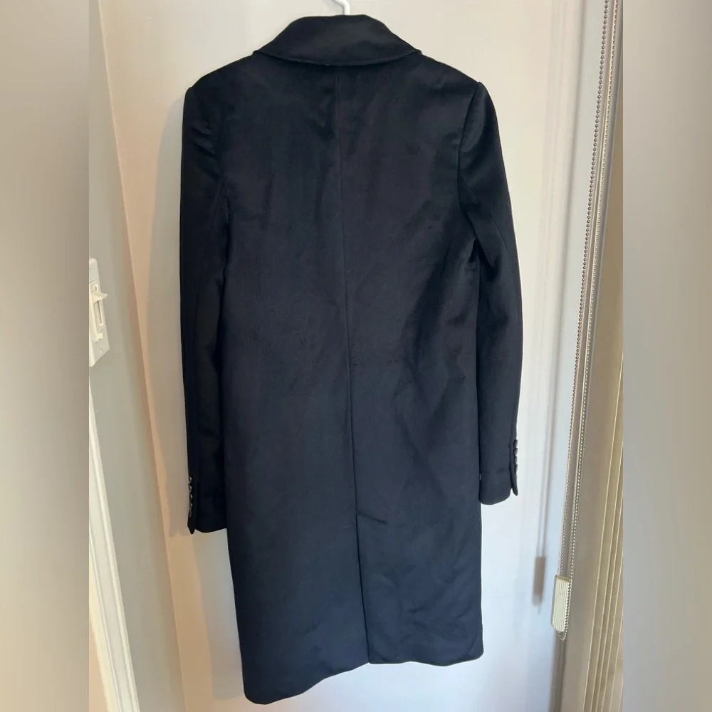 J Brand Wool/Cashmere Blend Classic Black Blazer Coat 2 - Picture 3 of 10